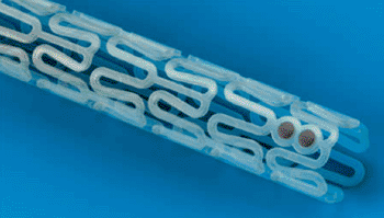 Image: The Absorb bioabsorbable drug-eluting stent (Photo courtesy of Abbott).